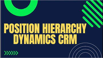 Learn and Implement - Position Hierarchy Security in Dynamics CRM