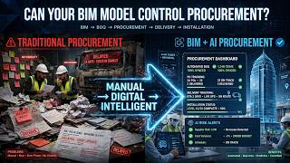 Procurement Automation Revit BIM AI MEP G+50 How BIM + AI Is Changing Construction | BEFORE vs AFTER