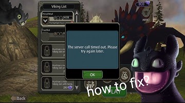 (Mobile) How to fix "server timeout" problem? | SoD | Tutorial | School Of Dragons