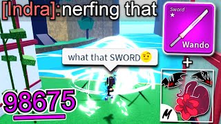 The WANDO Sword NEEDS MORE ATTENTION... (Blox Fruits) screenshot 1