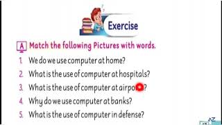 New World of Computer 1 - Ch # 8 (Exercise)