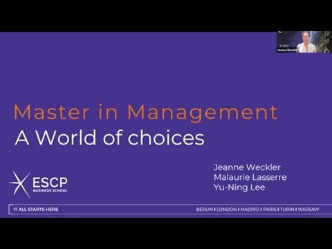 Title Master In Management September 2021 Online Information Session