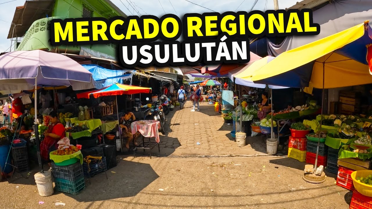 VISITANDO el MERCADO REGIONAL de USULUTAN en EL SALVADOR