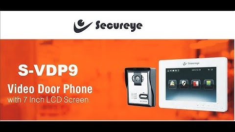 Secureye Video Door Phone – S-VDP9