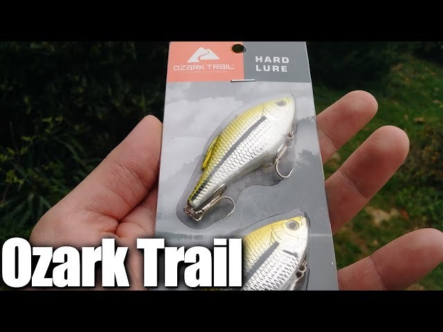 Bass Fishing With Cheap Fishing Lures From WalMart - Ozark Trail 