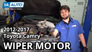 How to Replace Wiper Motor 2012-2017 Toyota Camry