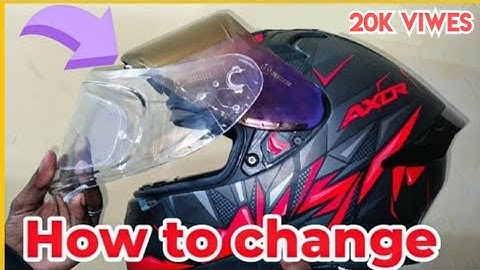 How To Remove/Change Any Helmet visor,Replacement At Home,Change Axor Helmet Visor #axor #axorhelmet