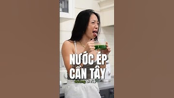 Nước ép cần tây nguyên chất mỗi sáng - thảo dược tốt cho sức khoẻ