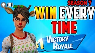 HOW TO WIN EVERY TIME (Season 7) Fortnite Battle Royale Tips - Xbox, PS4, PC, Mobile