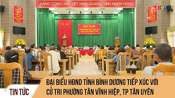 Đại biểu HĐND tỉnh Bình Dương tiếp xúc với cử tri phường Tân Vĩnh Hiệp, TP Tân Uyên