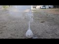 【映像のみ】濃硫酸に水を加えると…