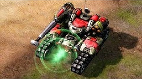 Red Alert 3 Uprising - 3 invincible Hammer tanks vs Hard Enemy ra3 command and conquer | +commentary