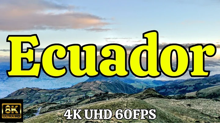 ECUADOR 4K Ultra HD 60fps with Calming music for stress relief