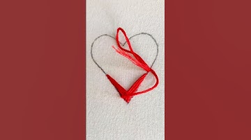 Amazing heart embroidery design