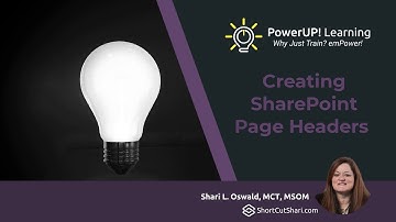 TIP!Tuesday - Creating SharePoint Page Headers