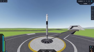 SpaceX crew dragon in-flight abort test (IFA) in SimpleRockets 2