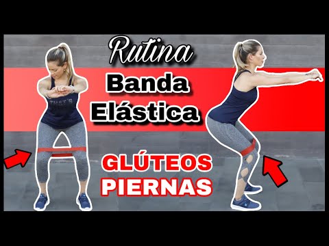 EJERCICIOS CON BANDA ELÁSTICA PARA GLÚTEOS Y PIERNAS de 12 Minutos