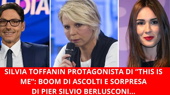SILVIA TOFFANIN PROTAGONISTA DI “THIS IS ME”: BOOM DI ASCOLTI E SORPRESADI PIER SILVIO BERLUSCONI…