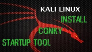 Install conky & startup tool kali linux