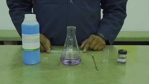Determining the Amount of Calcium & Magnesium Irons Present in Tap Water (Experiment A2) | Chemistry