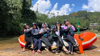 Keseruan arung jeram Ijigimbrang di Situ Cileunca Pangalengan.