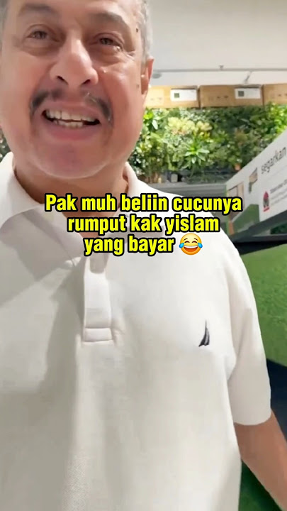 Mr. Muh bought his grandson's lawn Kak Muslim who paid 😂 #Mr.