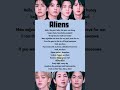 Aliens BTS Song Lyrics Lyrics Bts Alians Song Arirang Shorts Aliens BTS Song Lyrics Lyrics Bts Alians Song Arirang Shorts