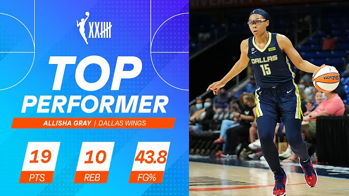 Allisha Gray Notches First Double-Double Of Season...
