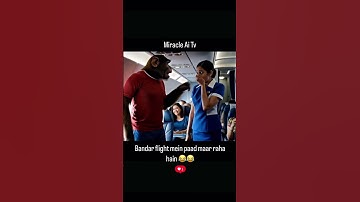 Bandar Ne Flight Mein Kya Kiya 😂 😱 | Funny Travel Vlog | Must Watch | Ai monkey vlogs #shortsfeed