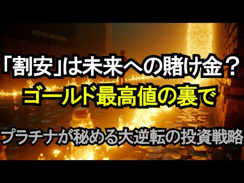 【異常事態】金（ゴールド）の半値はいつまで続く？プラチナ価格が覚醒する「3つの引き金（トリガー）」とXデー。