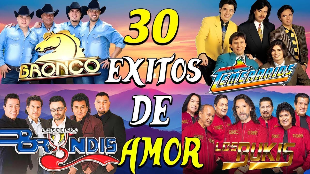 Bronco, Los Bukis, Los Temerarios, Grupo Bryndis - Románticas del Recuerdo Que Tocarán Tu Corazón