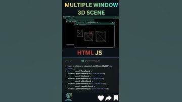 Build Advanced 3D Scenes Across Multiple Browser Windows | Three.js + localStorage Explained