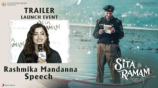 Rashmika Mandanna Speech @ Sita Ramam Trailer Launch Event | Dulquer | Mrunal | Rashmika | Hanu