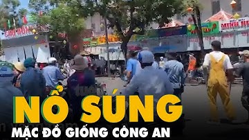 Nghi phạm nổ súng cướp tiệm vàng ở Huế mặc đồ giống trang phục công an