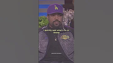 How Ice Cube Met Snoop Dogg🔥