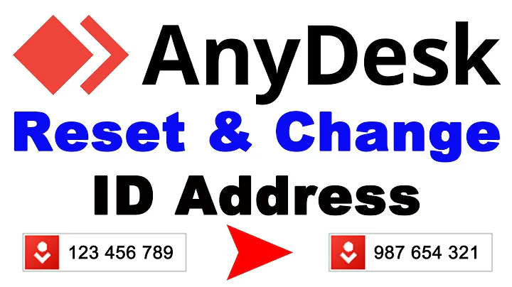 Anydesk - How To Reset AnyDesk Remote Desktop ID Address