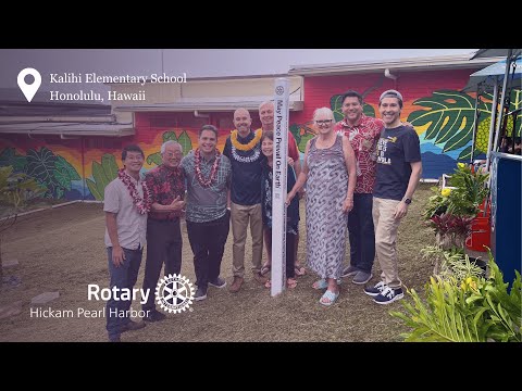 Kalihi Elementary School Peace Pole and Mural Dedication (2025)
