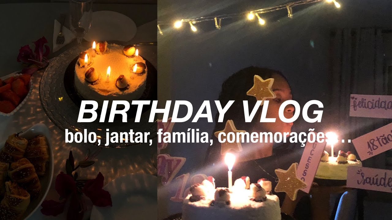 MEU ANIVERSÁRIO DE 18 ANOS VLOG | bolo, comemorações, família…