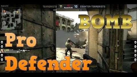 CS:GO How To Defend A Bomb Like A PRO - Dust 2