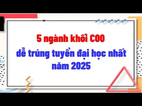 5 C00 majors with the highest university admission in 2025 - youtube