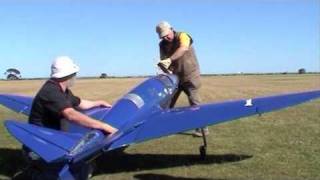 RC Bugatti Airplane Test Flight