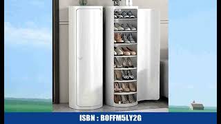 Famous 360 Degree Rotating Shoe Cabinet, Shoe Storage Organiser, Premium Rotating Shoe Rack with Doors, Profile