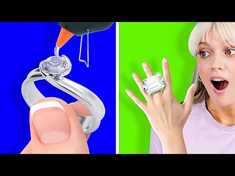 15 Crazy Hacks With RING || Handmade Jewelry Ideas By 5-Minute DECOR!