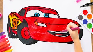 How To Draw Lightning Mcqueen Easy Cars Art Hub