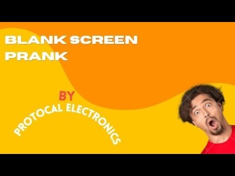 BLANK SCREEN PRANK IN LAPTOP | LAPTOP SERVICES | NAVALUR | KELAMBAKKAM | PROTOCAL ELECTRONICS - video from Protocal Electronics
