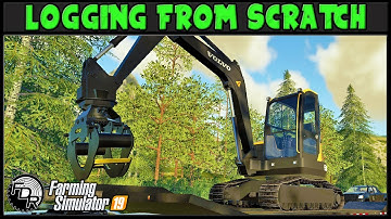 Hydro Service Trail Contract! - Logging From Scratch 184 - Farming Simulator 2019 - FDR Logging