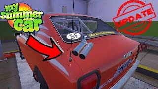 New Parts Antenna - Exhaust Dual Tip - My Summer Car Update Radex