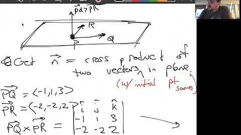 Lecture 9: Equations of Lines and Planes in Space (Part 2)