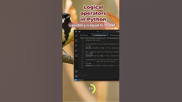 Logical operators in Python #Python #CodingLife #LogicalOperators #AndOrNot #LearnToCode #TechTok