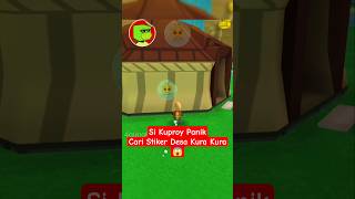 si kuproy cari stiker yang hilang di desa kura kura #shorts #superbearadventure
